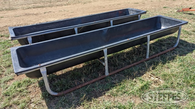(2) Behlen Country feed bunks